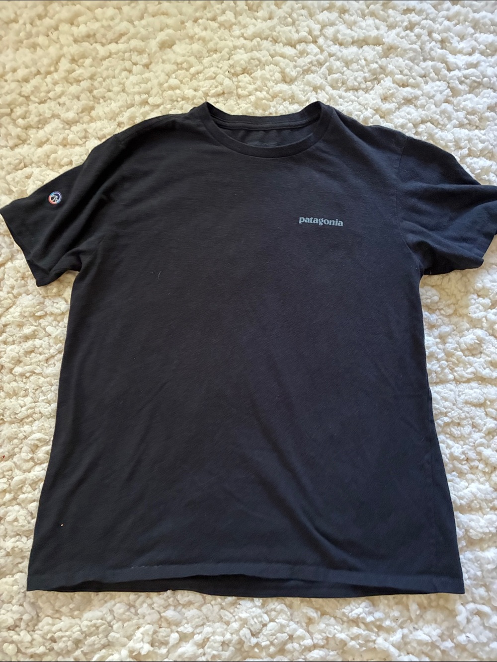 Patagonia Black Short Sleeve Crew Neck Tee